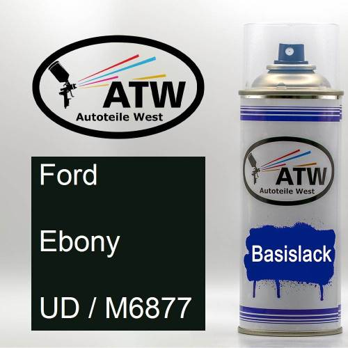 Ford, Ebony, UD / M6877: 400ml Sprühdose, von ATW Autoteile West.